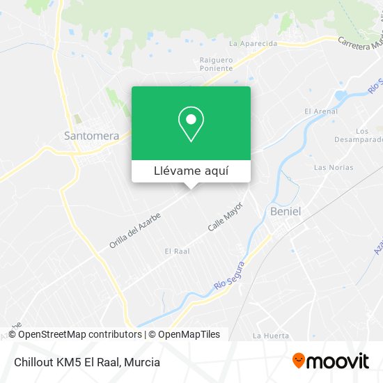 Mapa Chillout KM5 El Raal