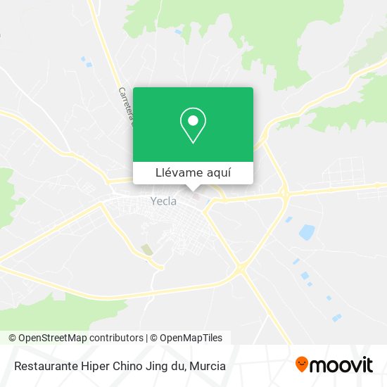 Mapa Restaurante Hiper Chino Jing du