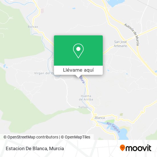 Mapa Estacion De Blanca