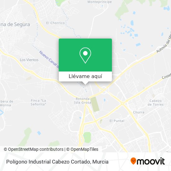 Mapa Polígono Industrial Cabezo Cortado
