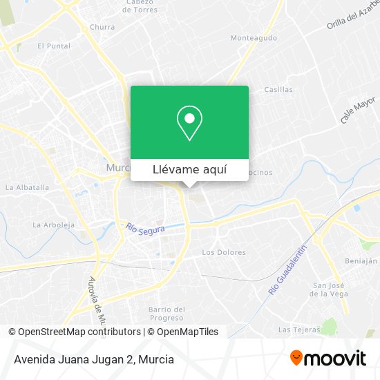 Mapa Avenida Juana Jugan 2