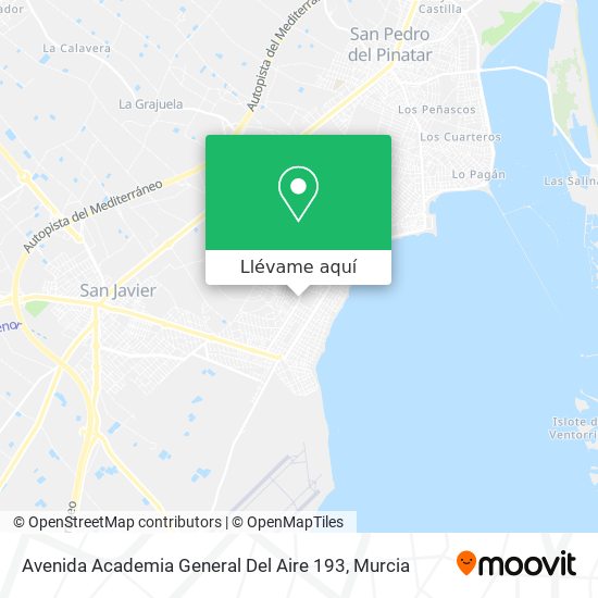 Mapa Avenida Academia General Del Aire 193