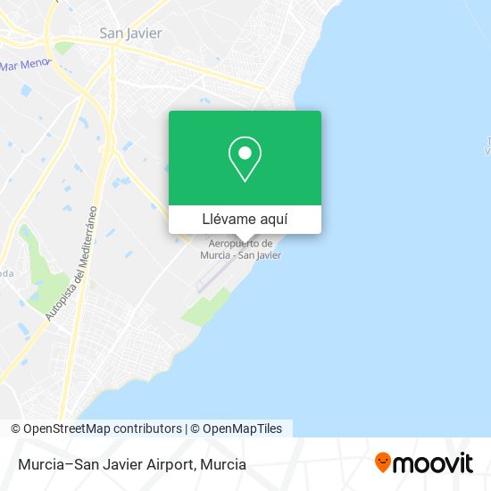 Mapa Murcia–San Javier Airport