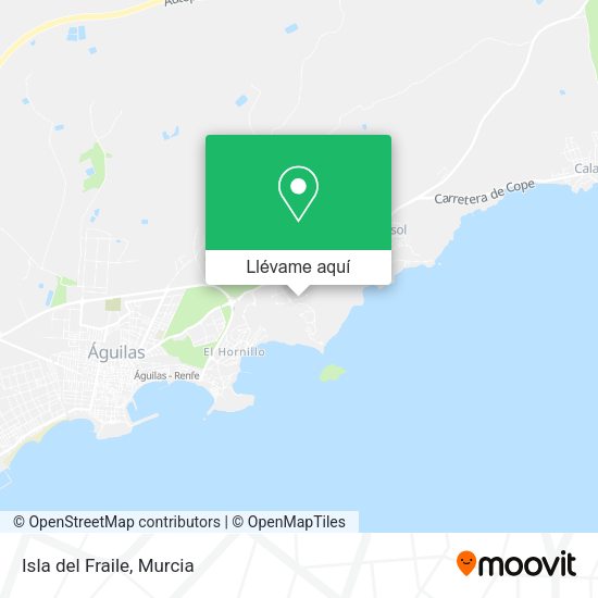Mapa Isla del Fraile