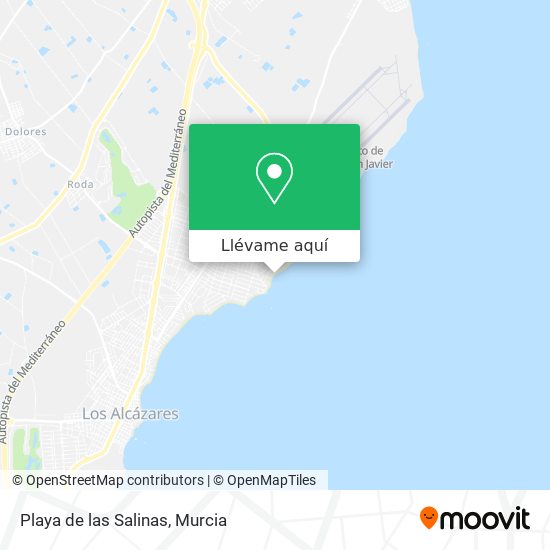 Mapa Playa de las Salinas