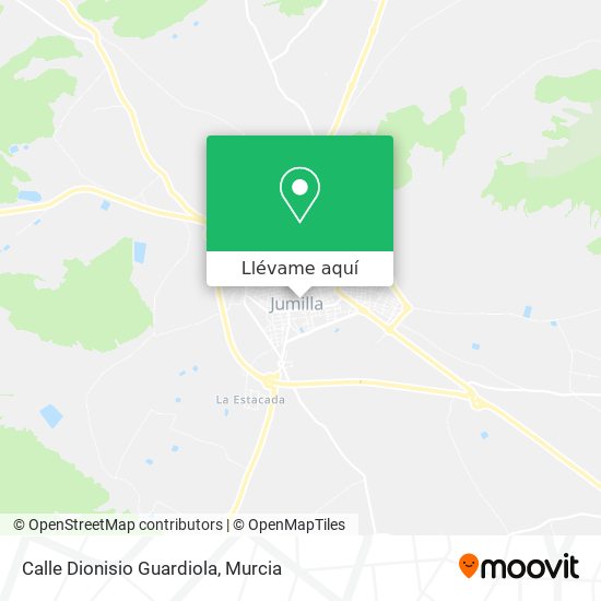 Mapa Calle Dionisio Guardiola