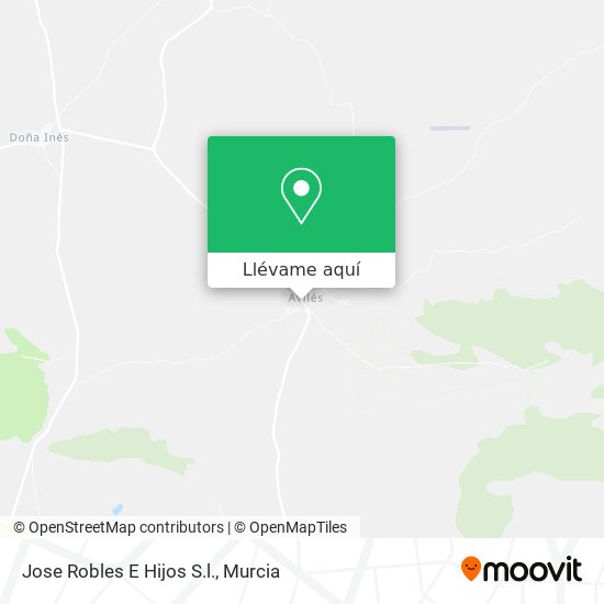 Mapa Jose Robles E Hijos S.l.
