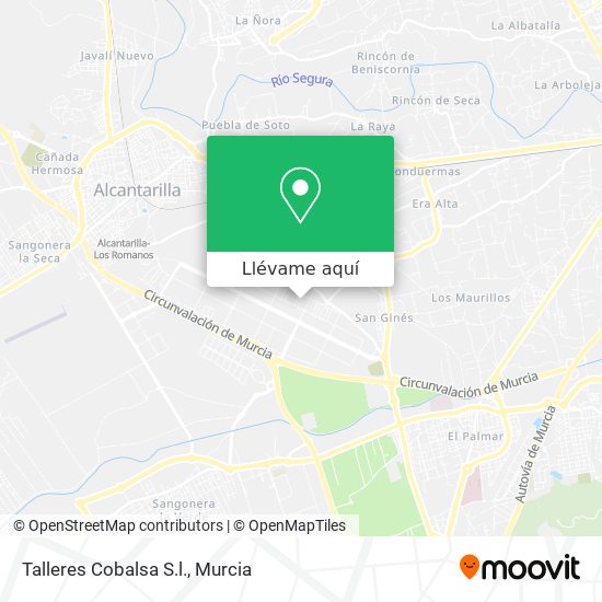 Mapa Talleres Cobalsa S.l.