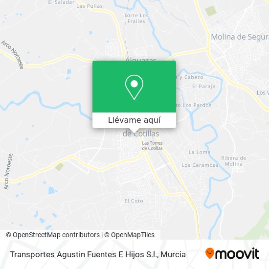 Mapa Transportes Agustin Fuentes E Hijos S.l.