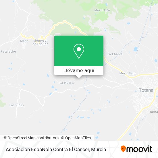 Mapa Asociacion EspaÑola Contra El Cancer