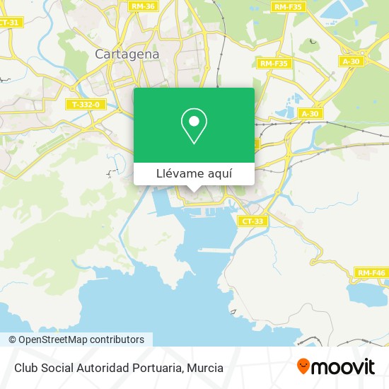 Mapa Club Social Autoridad Portuaria