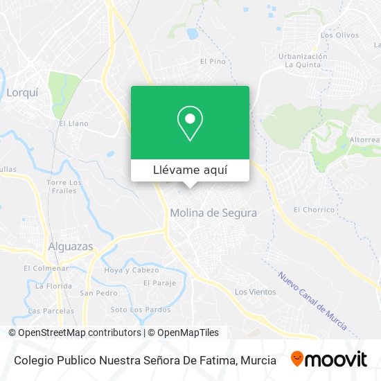 Mapa Colegio Publico Nuestra Señora De Fatima