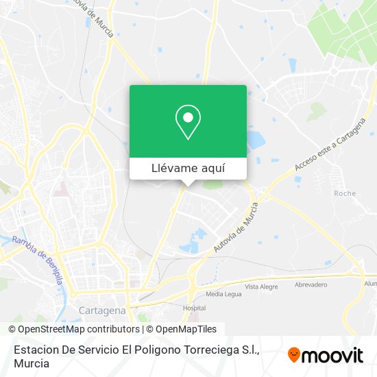 Mapa Estacion De Servicio El Poligono Torreciega S.l.