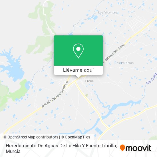 Mapa Heredamiento De Aguas De La Hila Y Fuente Librilla