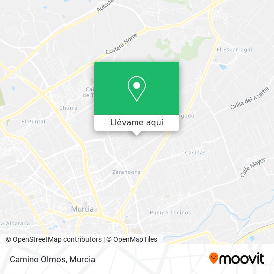 Mapa Camino Olmos