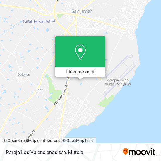 Mapa Paraje Los Valencianos s/n