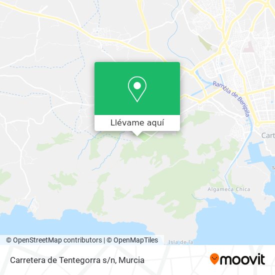 Mapa Carretera de Tentegorra s/n