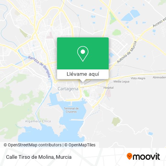 Mapa Calle Tirso de Molina