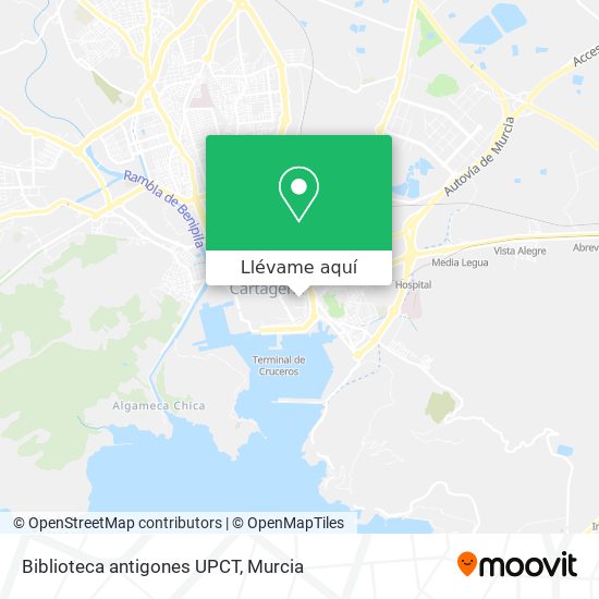 Mapa Biblioteca antigones UPCT