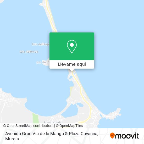 Mapa Avenida Gran Vía de la Manga & Plaza Cavanna