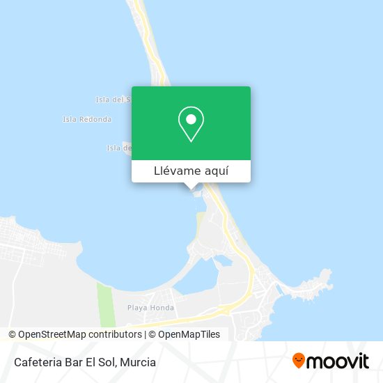 Mapa Cafeteria Bar El Sol