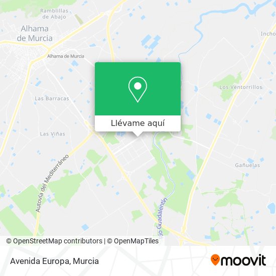 Mapa Avenida Europa