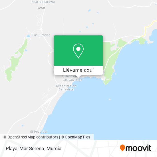 Mapa Playa 'Mar Serena'