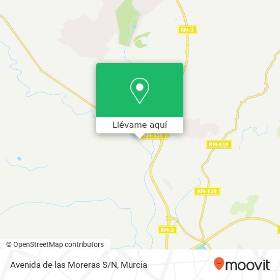 Mapa Avenida de las Moreras S/N