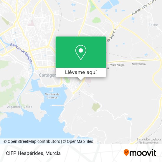 Mapa CIFP Hespérides