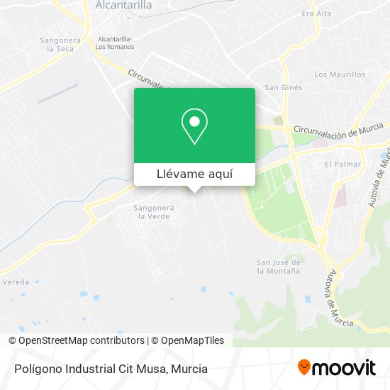 Mapa Polígono Industrial Cit Musa