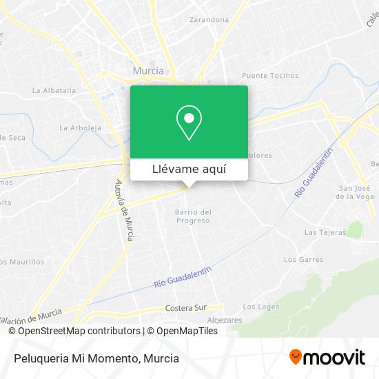 Mapa Peluqueria Mi Momento