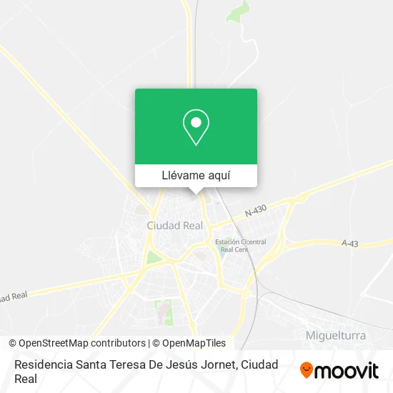 Mapa Residencia Santa Teresa De Jesús Jornet