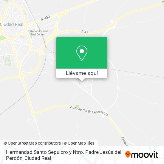 Mapa Hermandad Santo Sepulcro y Ntro. Padre Jesús del Perdón