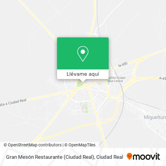 Mapa Gran Mesón Restaurante (Ciudad Real)