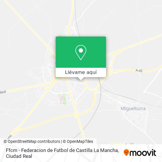 Mapa Ffcm - Federacion de Futbol de Castilla La Mancha
