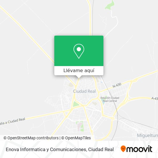 Mapa Enova Informatica y Comunicaciones