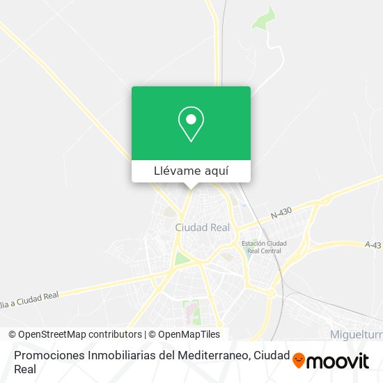 Mapa Promociones Inmobiliarias del Mediterraneo