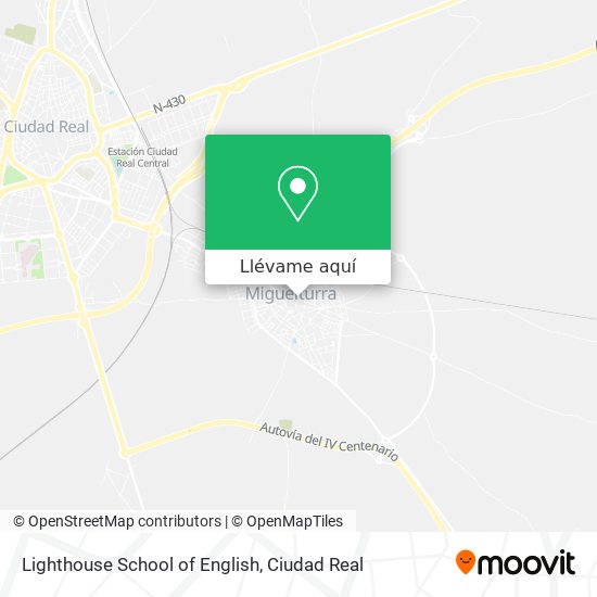 Mapa Lighthouse School of English