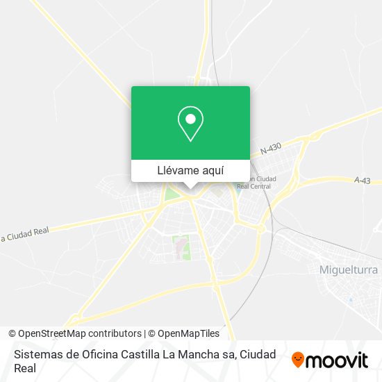 Mapa Sistemas de Oficina Castilla La Mancha sa