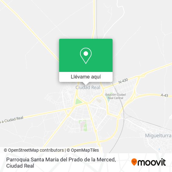 Mapa Parroquia Santa María del Prado de la Merced