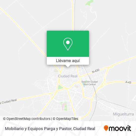 Mapa Mobiliario y Equipos Parga y Pastor
