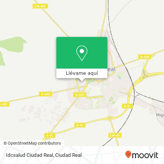 Mapa Idcsalud Ciudad Real