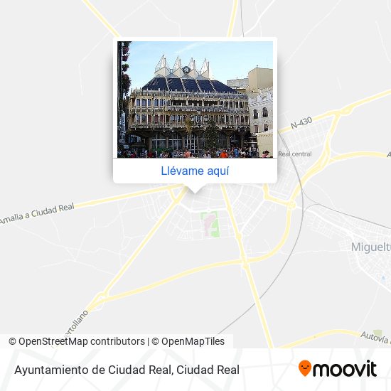 Mapa Ayuntamiento de Ciudad Real
