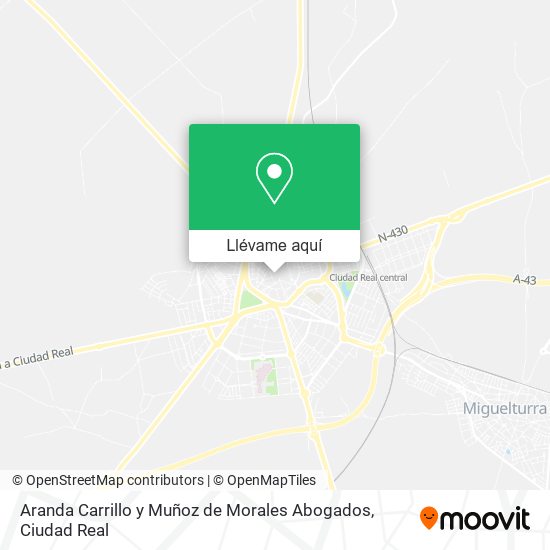 Mapa Aranda Carrillo y Muñoz de Morales Abogados