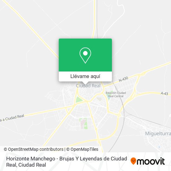 Mapa Horizonte Manchego - Brujas Y Leyendas de Ciudad Real