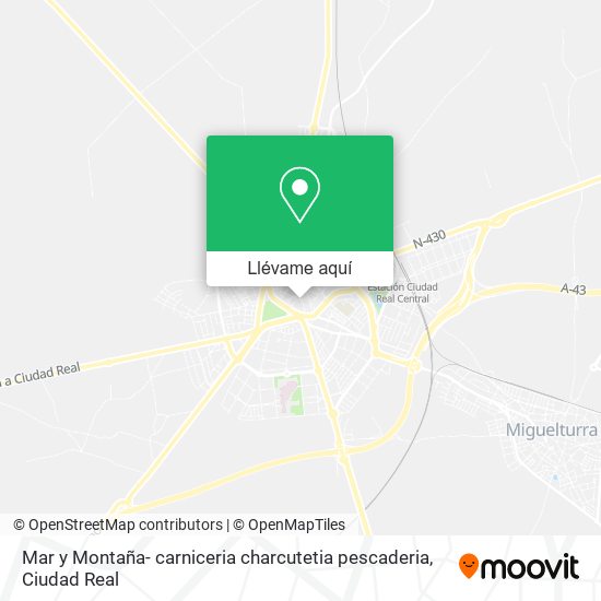 Mapa Mar y Montaña- carniceria charcutetia pescaderia