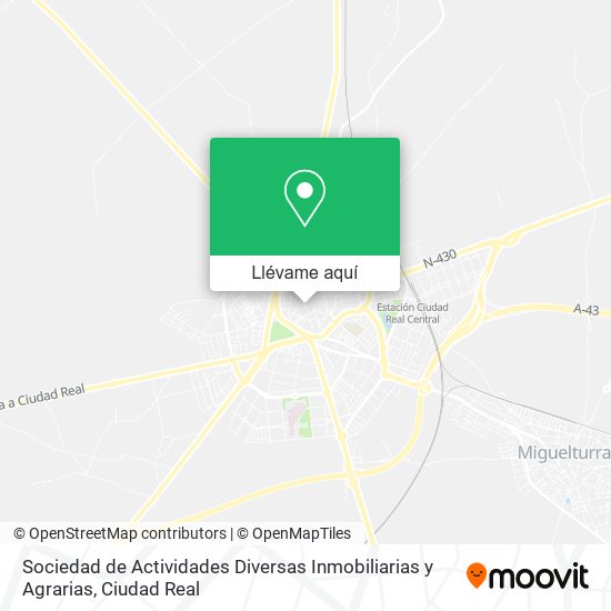 Mapa Sociedad de Actividades Diversas Inmobiliarias y Agrarias