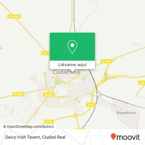 Mapa Deicy Irish Tavern