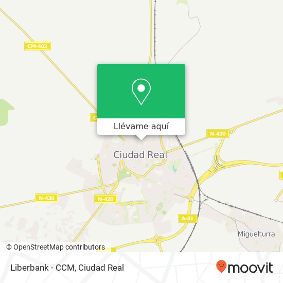 Mapa Liberbank - CCM