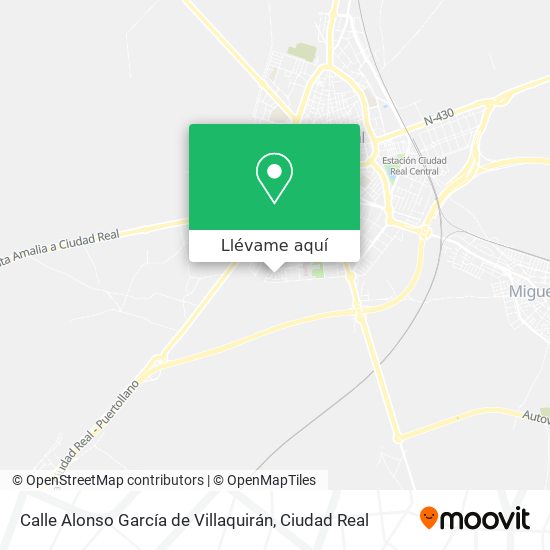 Mapa Calle Alonso García de Villaquirán